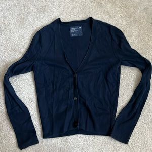 American Eagle Navy Cardigan